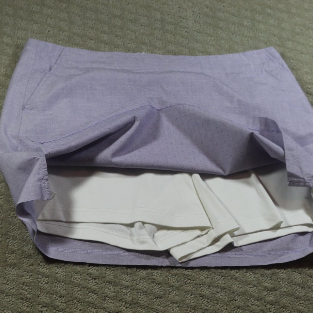 Lady Hagen Size 10 Cute Purple with White Dots Golf Skorts